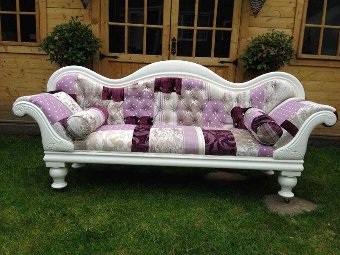 Victorian Refurbished Patchwork Sofa