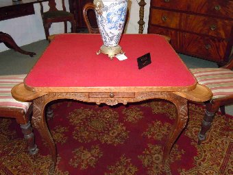 French period Louis XV game table card table