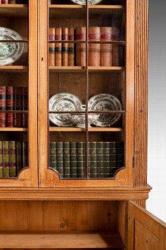 Antique  George III Period Pine Bookcase