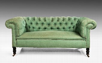 Antique Edwardian Period Chesterfield Sofa