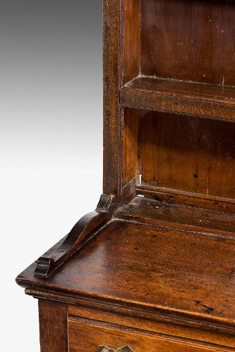 Antique 18th Century Oak Dresser and Rack.