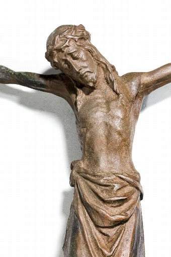 Antique 19th Century Italian Crucifixion