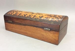 Antique 19th Century Marquetry Box