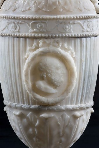 Antique  19th Century Alabaster Vase