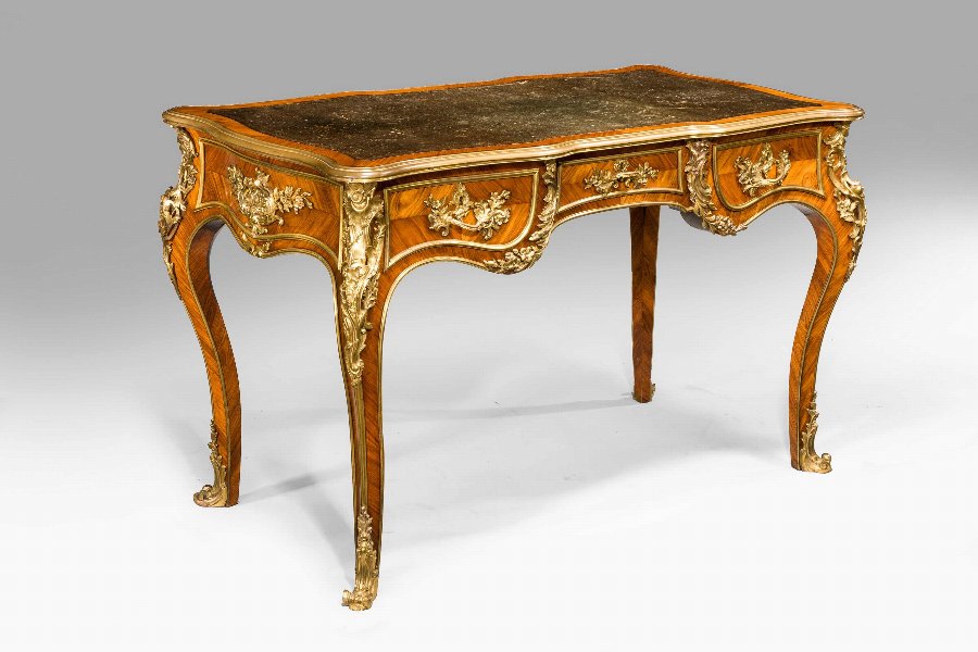 Antique 19th Century Kingwood Writing Table by Gillows