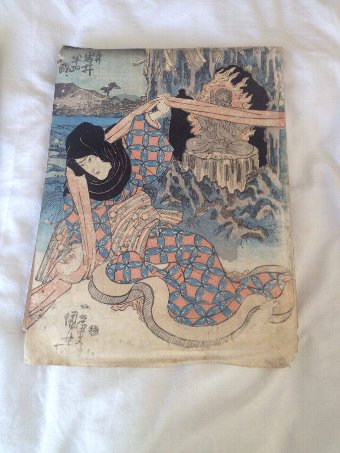Original Colour Japanese Woodblock print