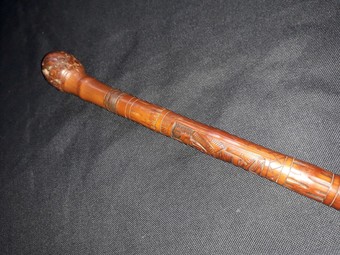 Antique JAPANESE MEIJI WALKING STICK