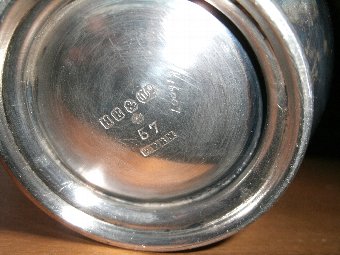 Silver plated cream/milk jug