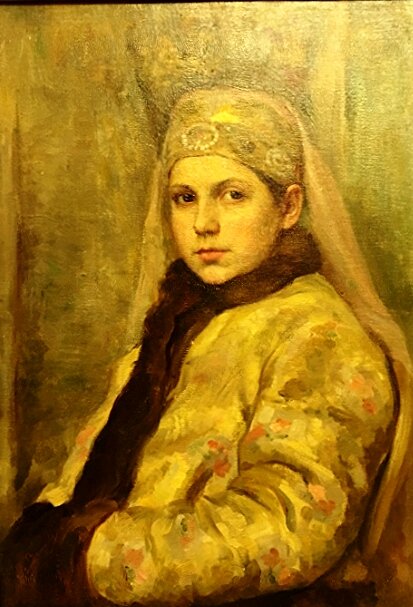 VIKTOR MIKHAELOVICH VASNETSOV (RUSSIAN, 1848-1926), BOYARISHNYA, CIRCA 1890