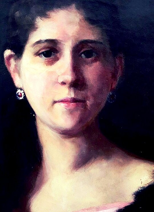 Giovanni Boldini (31 December 1842 in Ferrara, Italy – 11 July 1931 in Paris, France), Portrait of young lady, circa 1905 