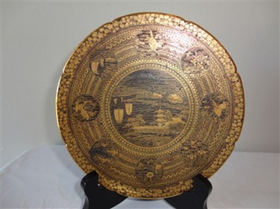 Antique Japanese Komai Plate