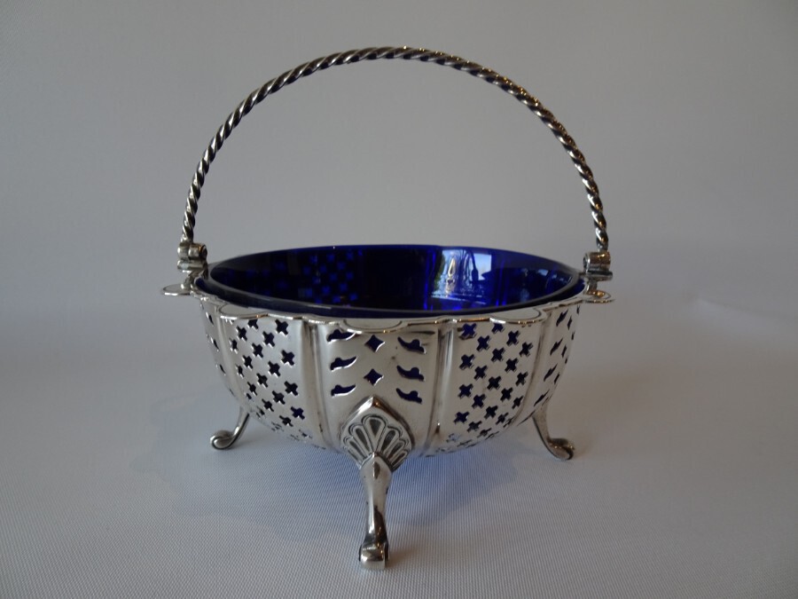 Sterling Silver Footed Sweets Basket