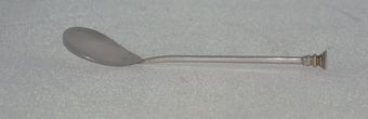 Antique 1908 Arts & crafts Solid Silver Spoon .-  S Blanckensee & Son Ltd