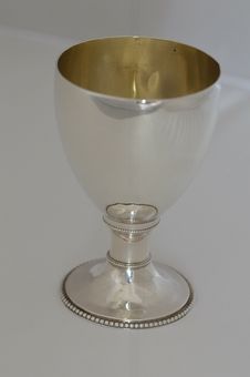 1781 - Georgian - Sterling Silver Goblet by London's Walter Tweedie