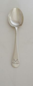 Antique Walker & Hall 1956 Solid Silver Spoon with Rifle Inscription