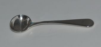 Antique Georgian Silver Salt / Condiment Spoon by Charles Shipway 1827 of London