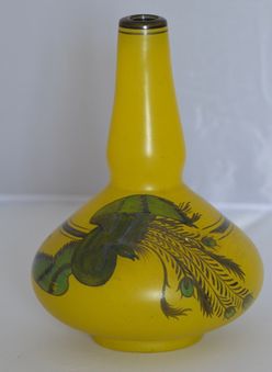 Beautiful Art Deco Scailmont  Glass Vase