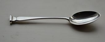 Antique 4  Sterling Silver Seal Top Spoons – 1910/1912  by Holland, Aldwinckle & Slater