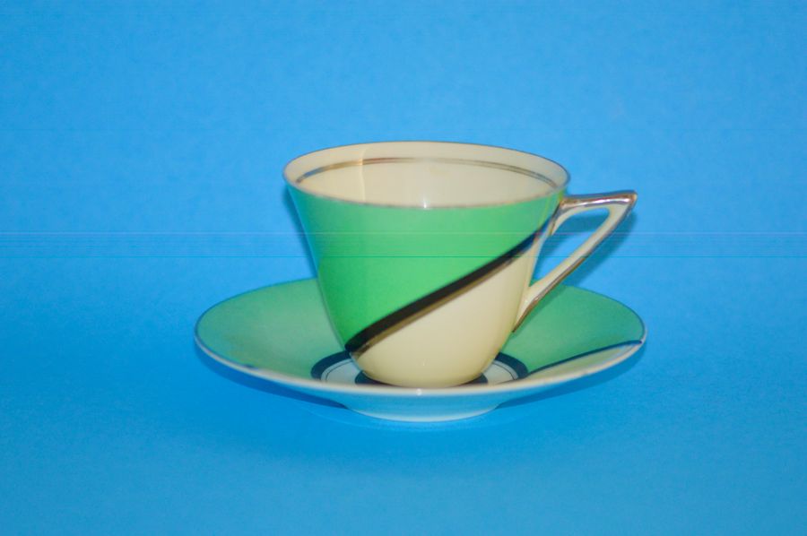 Antique Art Deco Royal Doulton 'DE LUXE' Cup Saucer and Plate