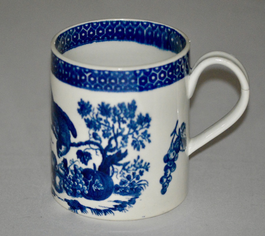 Antique 18th Century Worcester Porter Mug 1770- 75 75 | ANTIQUES.CO.UK