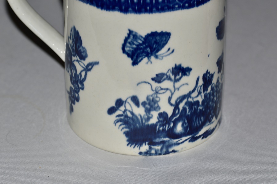 Antique 18th Century Worcester Porter Mug 1770- 75