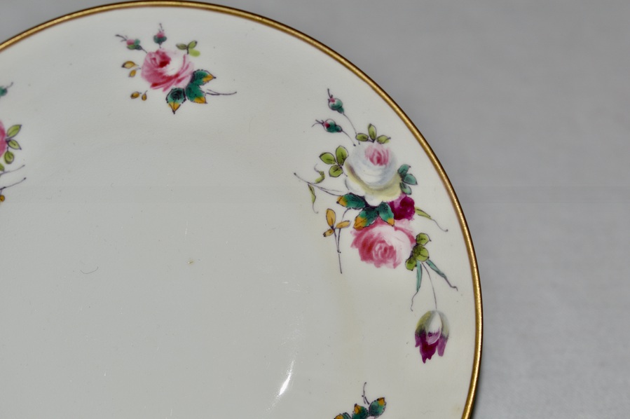Antique c.1820  Swansea porcelain saucer