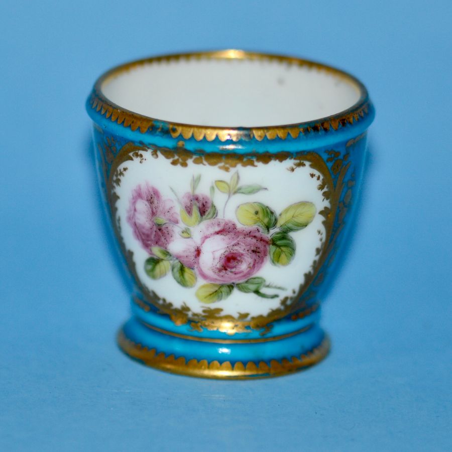 Antique A rare Sevres 18th Century porcelain egg cup.