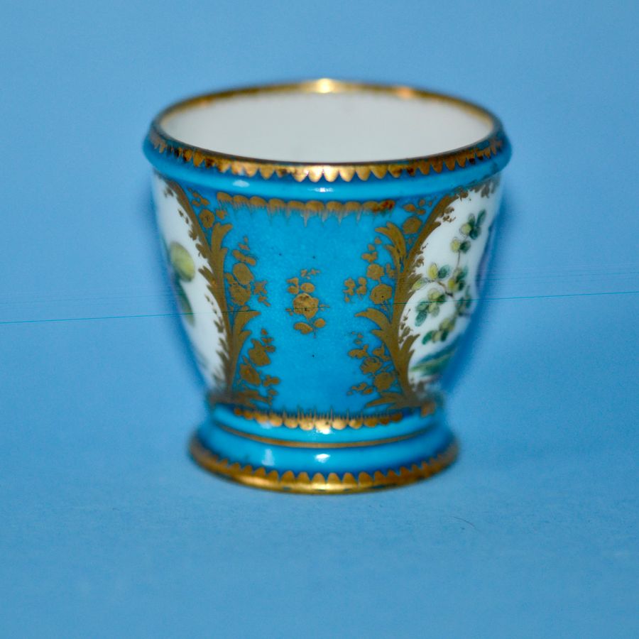 Antique A rare Sevres 18th Century porcelain egg cup.