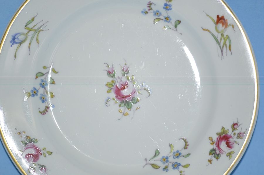 Antique Delightful Early 19th Century Swansea Porcelain Plate