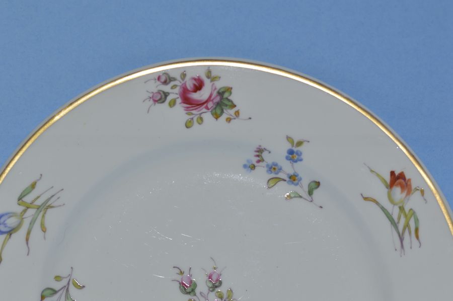 Antique Delightful Early 19th Century Swansea Porcelain Plate