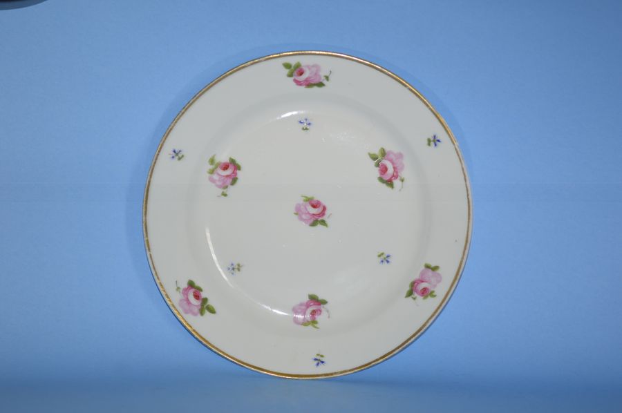 Early 19thC Swansea porcelain plate, possibly by William Billingsley