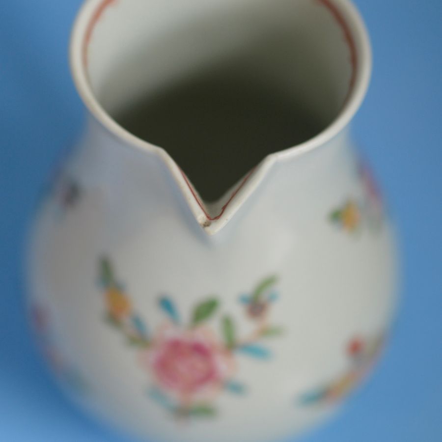 Antique 18th Century Worcester Porcelain Sparrow Beak Jug