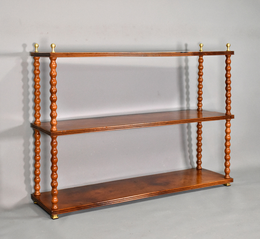 Antique Antique French Shelving Unit in Cherry Wood