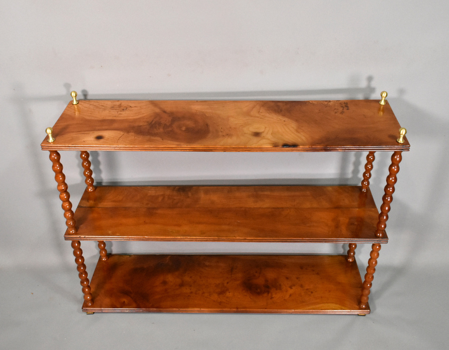 Antique Antique French Shelving Unit in Cherry Wood