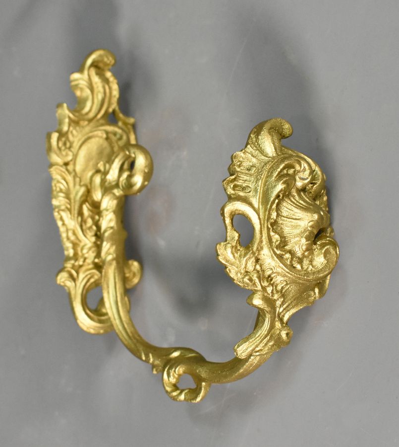 Antique Set of Four Gilt Bronze Curtain Tie-Backs Louis XV Style