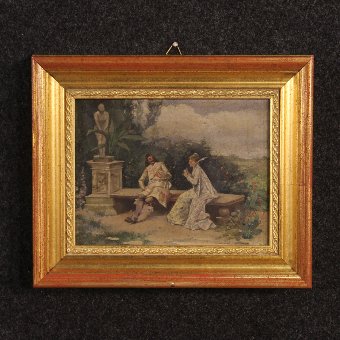Spanish painting signed 
