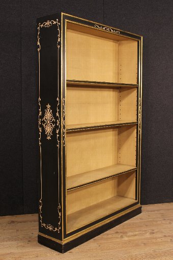 Antique Lacquered and gilded Italian library of the 20th century