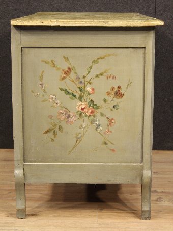 Antique French lacquered and painted dresser of the 20th century