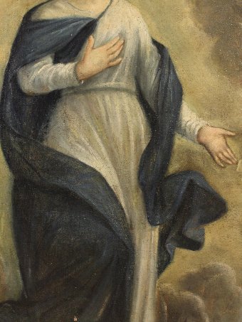 Antique Antique religious painting from 18th century