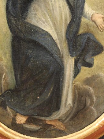 Antique Antique religious painting from 18th century