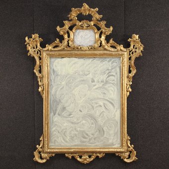 Antique Venetian gilt mirror of the 20th century