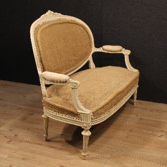 Antique French sofa in Louis XVI style of the 20th century