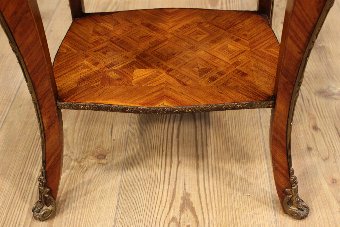 Antique French inlaid in rosewood nightstand of the 20th century 