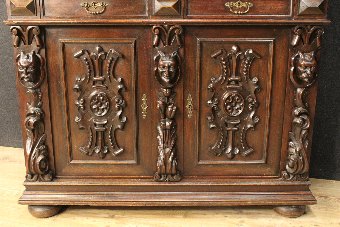Antique Great Dutch cupboard of the early 20th century