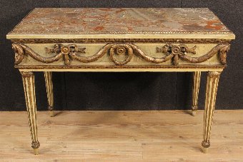 Antique Table from Turin in Louis XVI style of the early 20th century