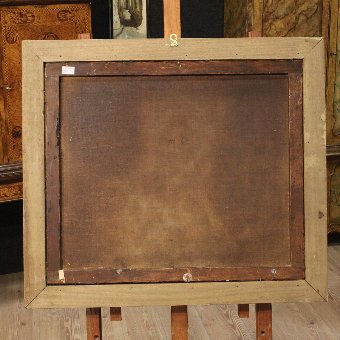 Antique Ancient Italian painting of neoclassical taste of the 18th century