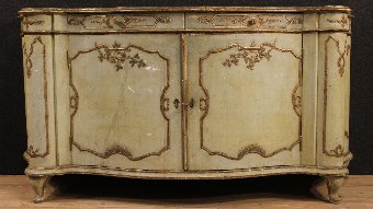 Antique Great Venetian lacquered sideboard