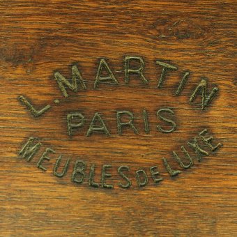 Antique French inlaid dressing table of the early 20th century