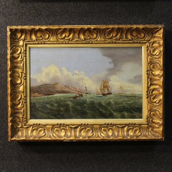 Antique Pair of French paintings signed and dated 1878