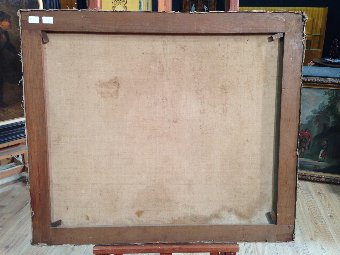 Antique Ancient French painting 